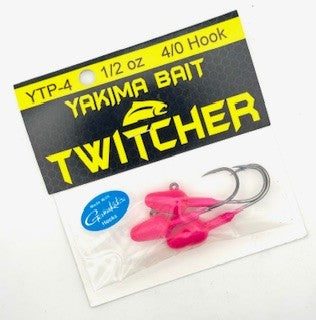 Yakima Bait 6012-12004 Twitching Jig Heads - Cerise Undressed