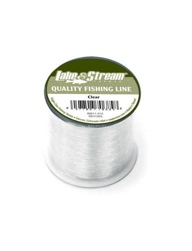 Eagle Claw 09011-025 Lake & Stream Mono Line, Clear - 225 yds, 25 lbs.