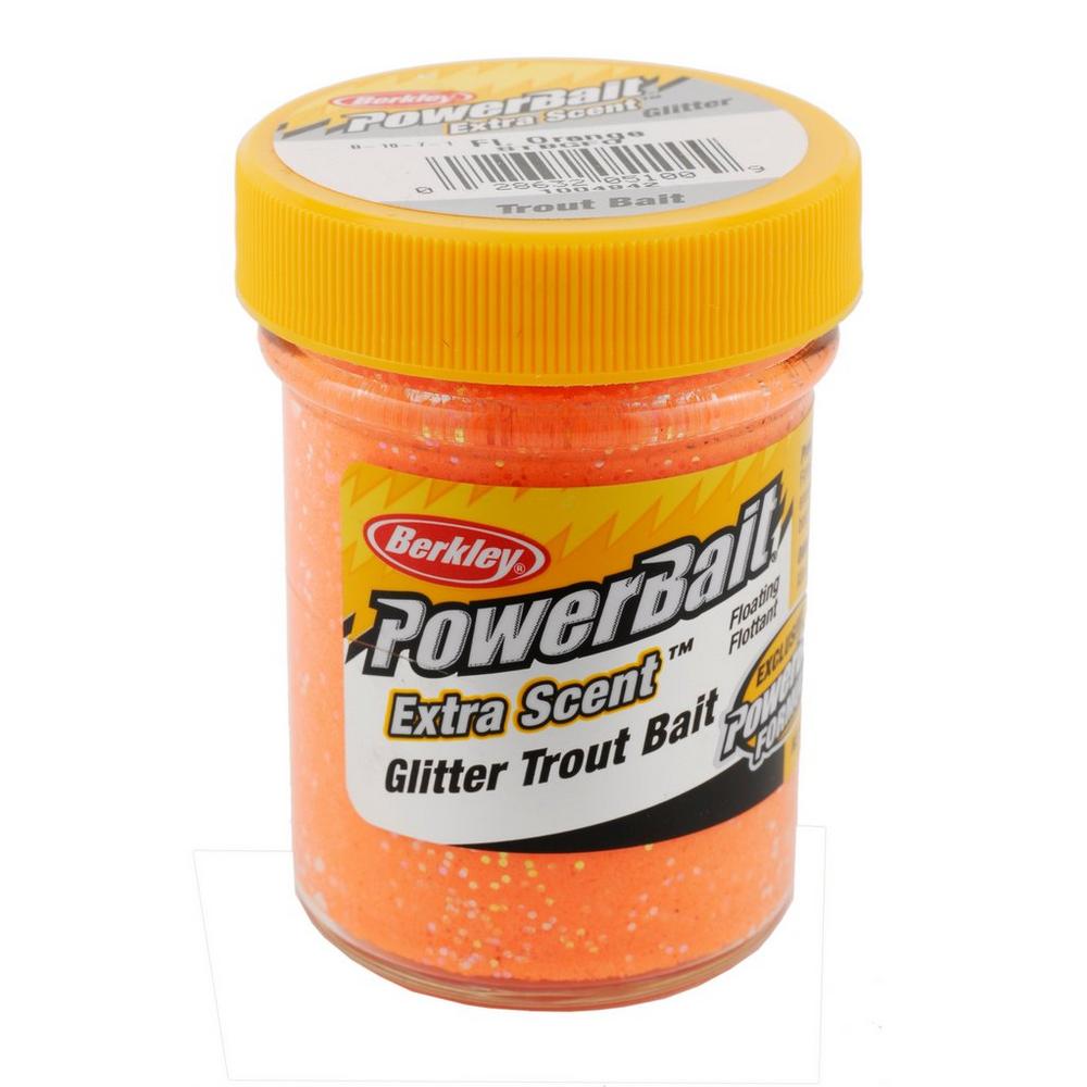Berkley Powerbait Glitter Trout Bait - Fluorescent Orange