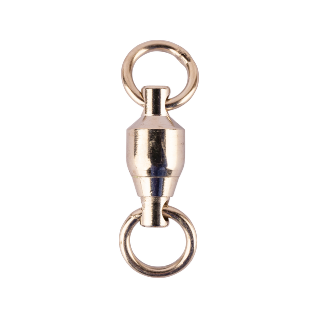 Mustad DLT02 Ball Bearing Swivel With Welded Rings - Black Nickel