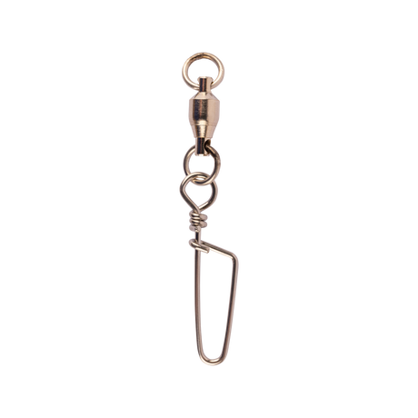 Mustad DemonLink DLT08 Ball Bearing Swivel With Coastlock Snap - Black Nickel