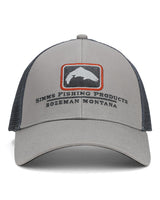Trout Icon Trucker Hat Cinder