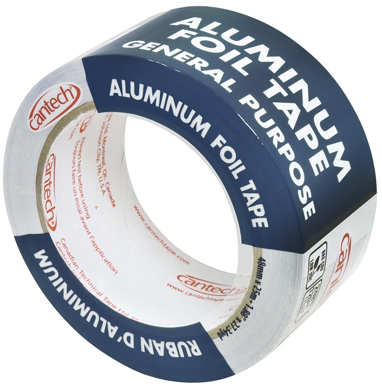 Cantech Aluminum Foil Tape 1.88 in x 25 m - Silver