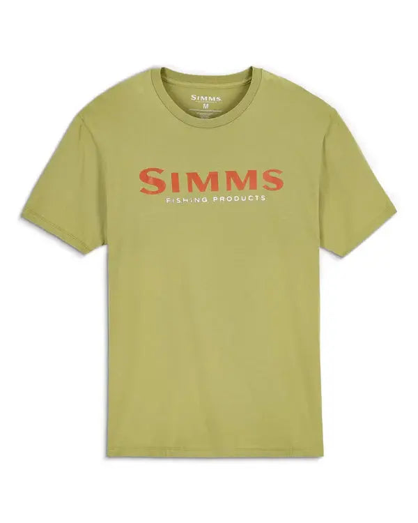 Simms Men's Logo T-Shirt Tent Green Simms Fishing