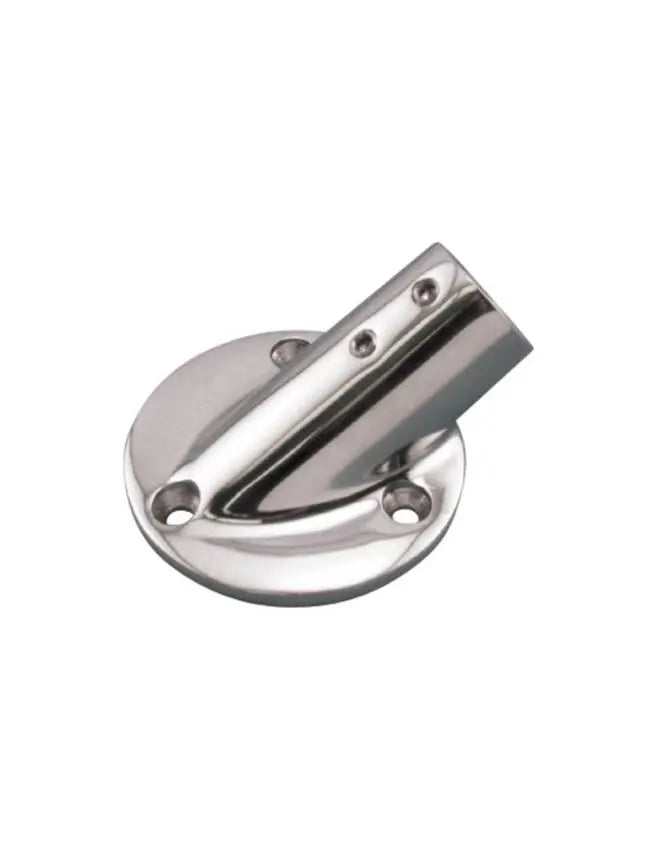 MARINE CITY Stainless Steel 45-Degree Boat Hand Railing Fitting - 1 Inch Round Base, 316 SS, For Marine Railings - View #3