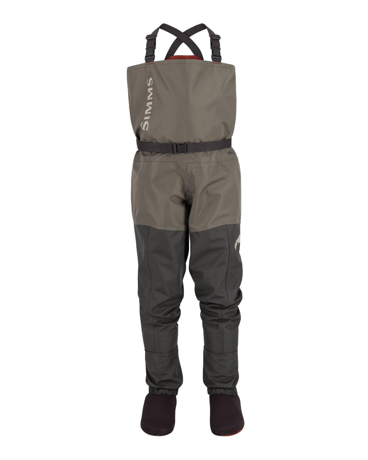 Simms Kid's Tributary Stockingfoot Waders - Basalt