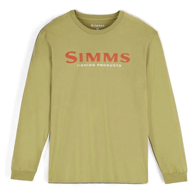 Simms Logo Long sleeve Shirt - Tent Green Simms Fishing
