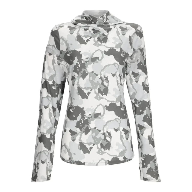 Simms Women's SolarFlex Hoody - Regiment Camo Cinder Simms Fishing