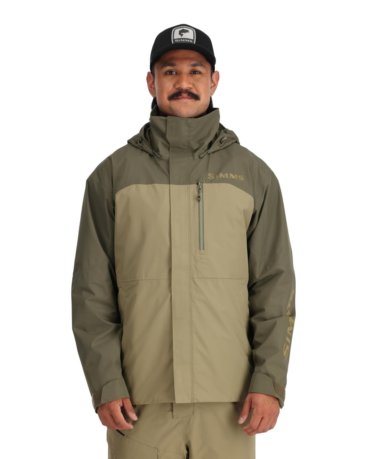 13675-1146-Simms-Challenger-Jacket-Model-S24-Front Regiment Camo Carbon