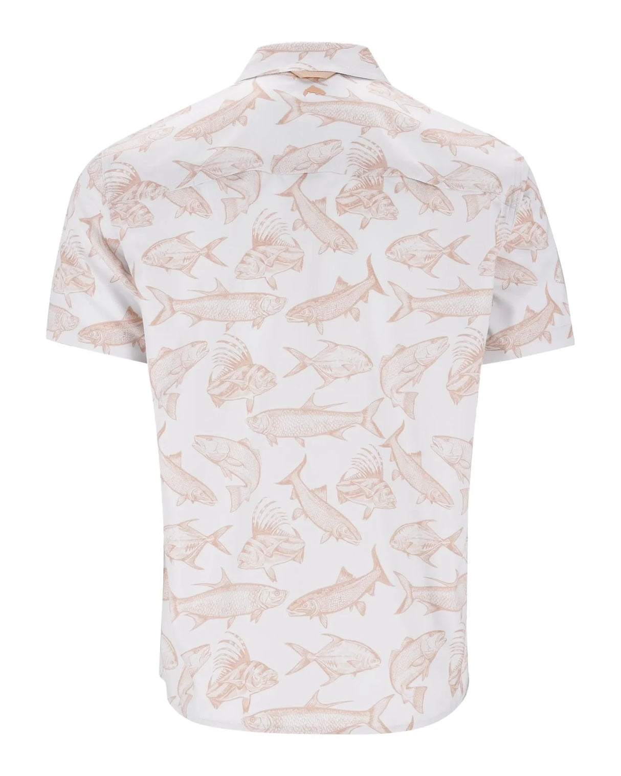 Simms Challenger Short Sleeve Shirt Saltwater Cloud - M