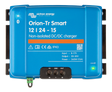 Blue Victron Energy Orion-Tr Smart DC/DC charger on a white background