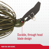 Berkley Slobber Knocker - Green Pumpkin Shad - 1/2oz