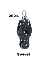 Harken Carbo Fiddle Blocks - 57mm 2621 - 2623. Swivel/Cam Cleat