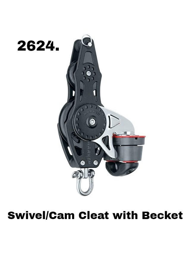 Harken Carbo Fiddle Blocks - 57mm 2621