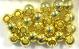 Hareline Cyclop Bead Eyes - Gold | Harbour Chandler