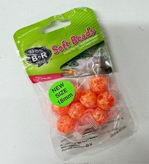 BNR Tackle Soft Beads - Clown - 10mm - 10pk