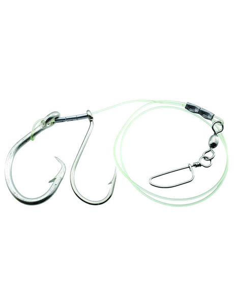 Gibbs Halibut Rig - Perlon With Snap 10/0S, 16/0 Circle 0224P-1016