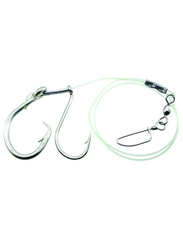 Gibbs Halibut Rig - Perlon With Snap 10/0S, 16/0 Circle 0224P-1016