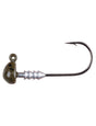 Berkley Half Head Jig Head - Green Pumpkin - 1/8oz - 1/0 Hook - 7 Pack