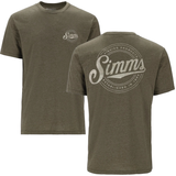Simms Men's Circle Lockup T-Shirt - Military Heather