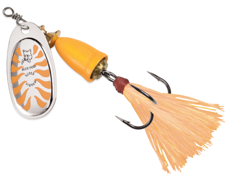 Blue Fox Classic Vibrax Glow - Glow Orange, 3/16oz