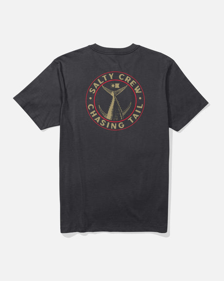 Back view of the Tailgate Tee - Black.