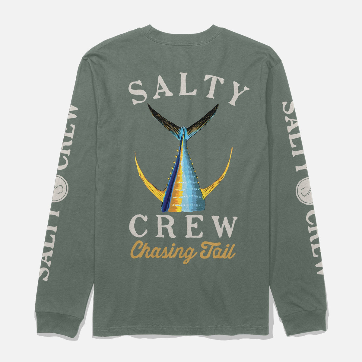 Chain Rope For Pump Salty Crew Tailed Long Sleeve Tee – Laurel Wreath – The Harbour Chandler