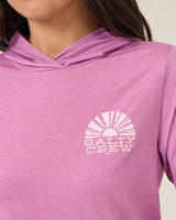 SALTY CREW SUNSHINE HOODED SUNSHIRT VIOLET XS