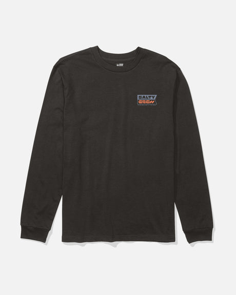 Salty Crew Inverse Flag LS Tee - Black