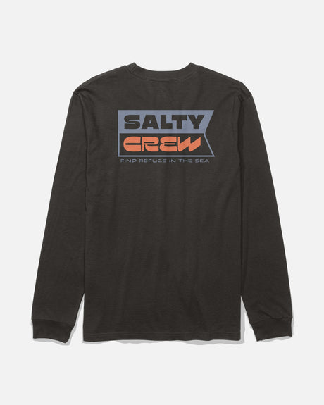 Salty Crew Inverse Flag LS Tee - Black