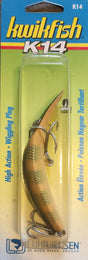 Kwikfish Non-Rattle Crankbait - 4-1/4" Barred Perch Scale 5413-014-0976