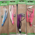 Mustad Addicted Setback Hootchie - 1/2oz Assorted 4 Pack