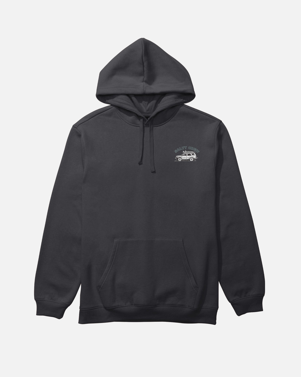 Front view of the Get Ready Fleece - Black. 
