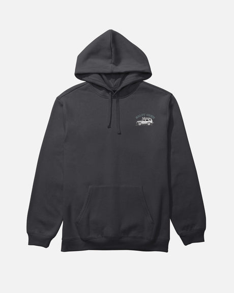 Front view of the Get Ready Fleece - Black. 