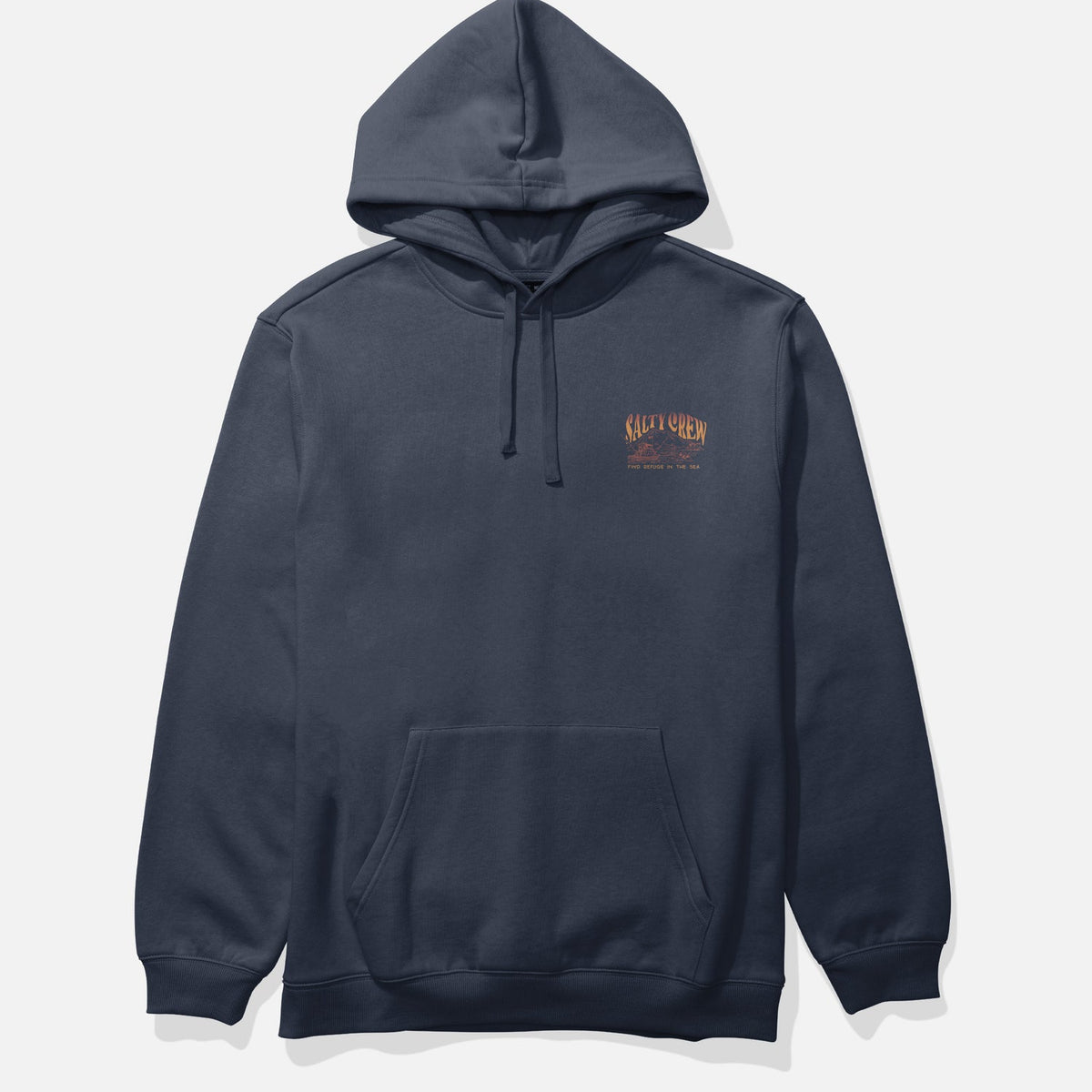 Salty Crew Island Fleece – Navy Hooded Fleece – The Harbour Chandler