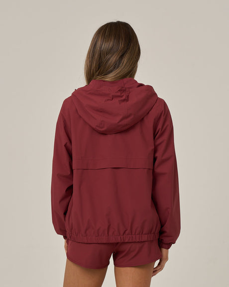 SALTY CREW WINDBREAKER MAROON XS