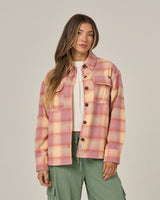 Salty Crew Day Trip Shacket - Rose