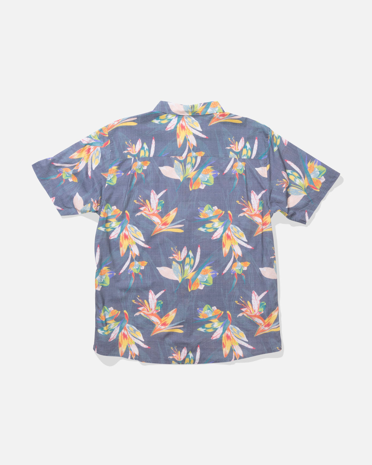 Back view of the Crew Button Up - Dark Shadow. 