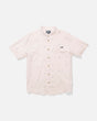 Front view of the Crew Button Up - Natural. 