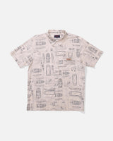 Front view of the Whaler Button Up - Bone. 