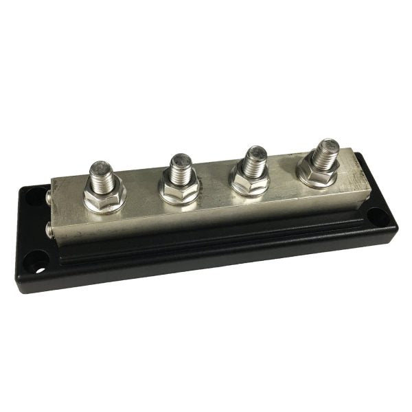 Blue Sea 2104 PowerBar 600A BusBar - Four 3/8"-16 Studs
