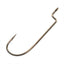 Gamakatsu Worm Hook, Offset Shank, O'Shaughnessy Bend 07109 - NS Black - 1/0