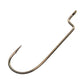 Gamakatsu Worm Hook, Offset Shank, O'Shaughnessy Bend 07109 - NS Black - 1/0