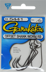 Gamakatsu Worm Hook, Offset Shank, O'Shaughnessy Bend 07109