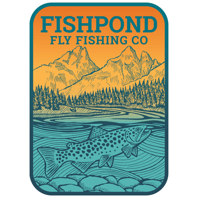 Fishpond Solitude Sticker - 5"