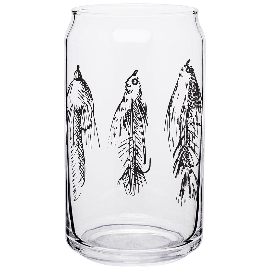 RepYourWater Beer Can Glass - Streamers, 16 oz