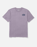 Front view of the Signage Classic Tee - Berry. 