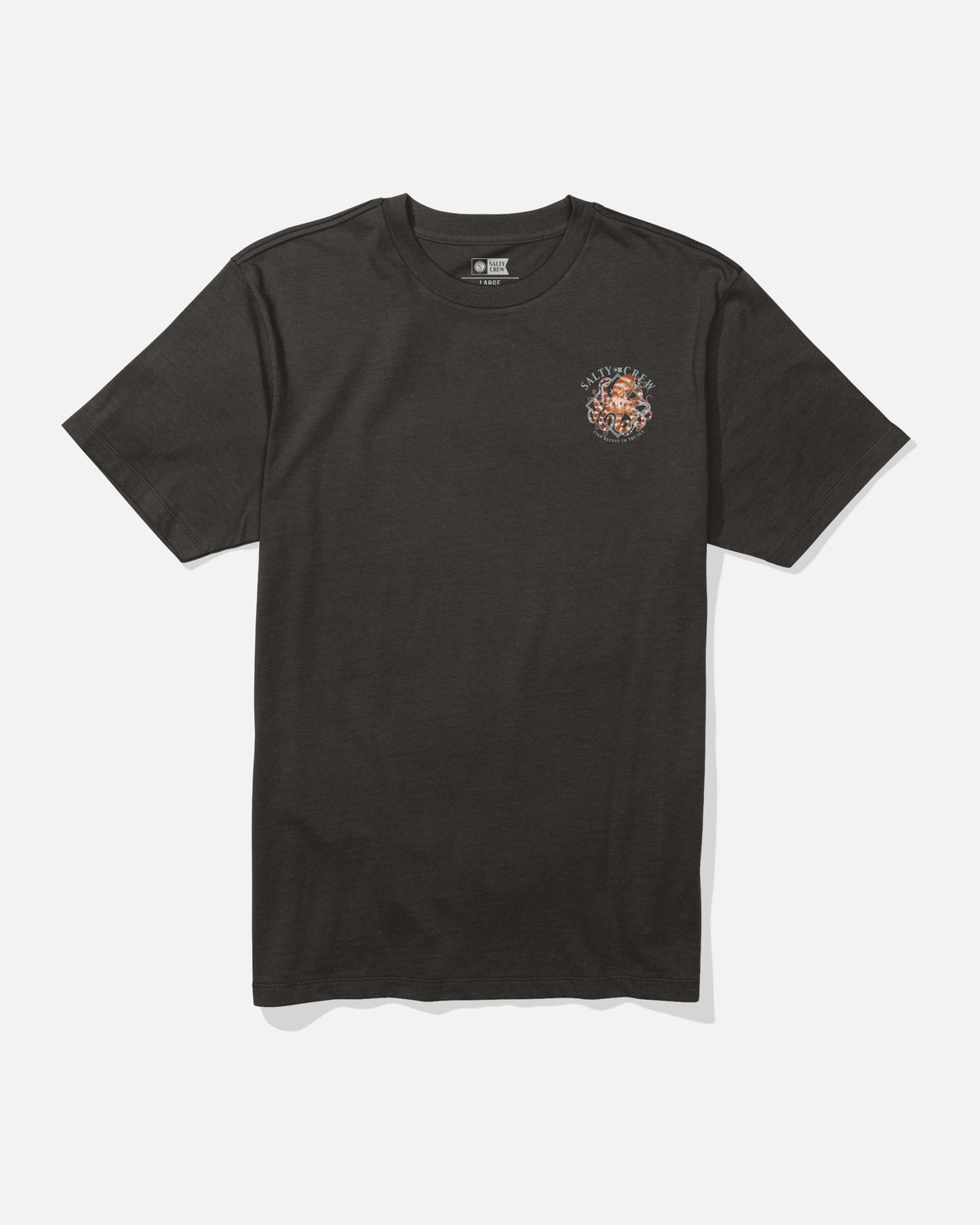 Front view of the Octopod Tee - Black. 