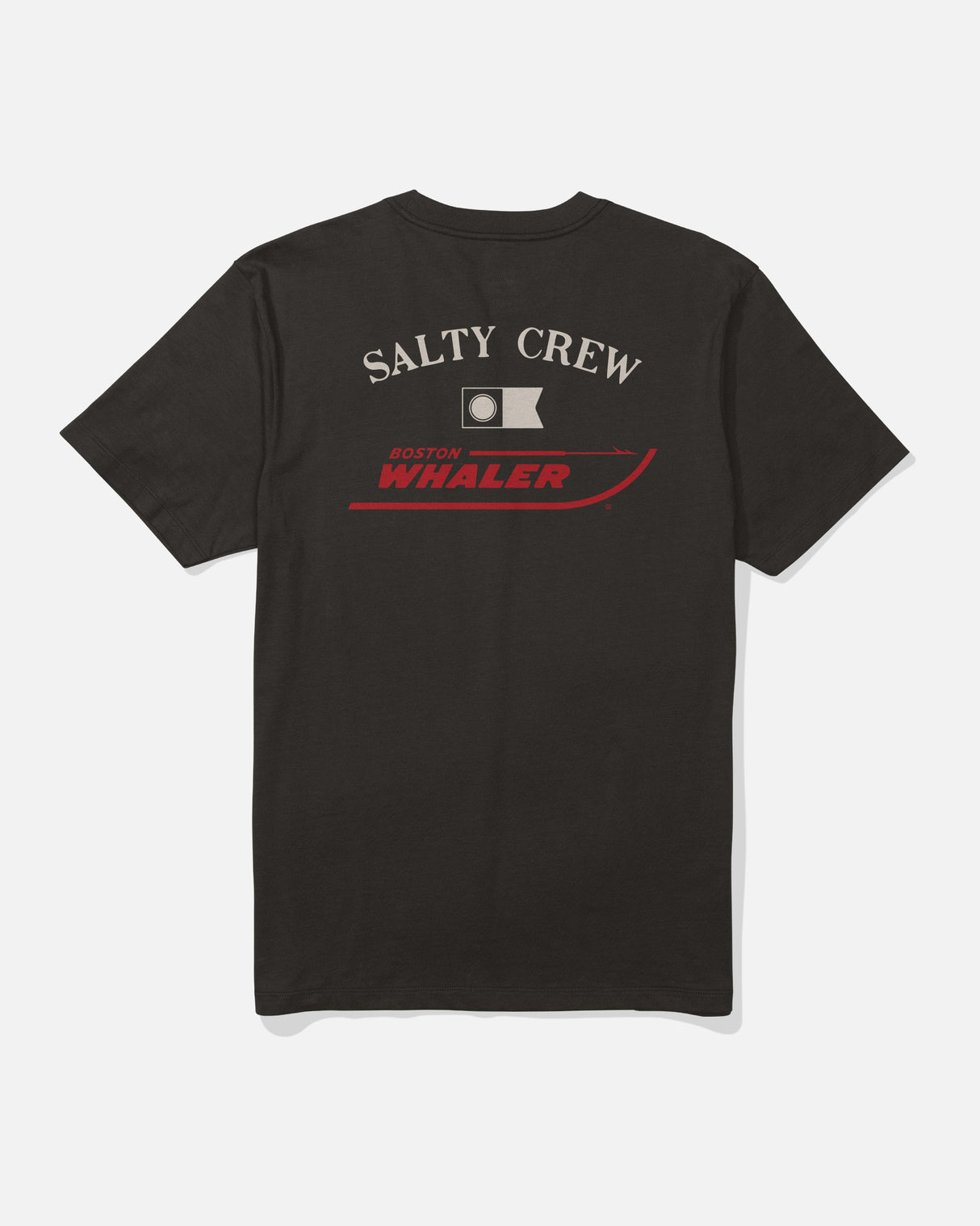 Back view of the Whaler Icon Tee - Black. 