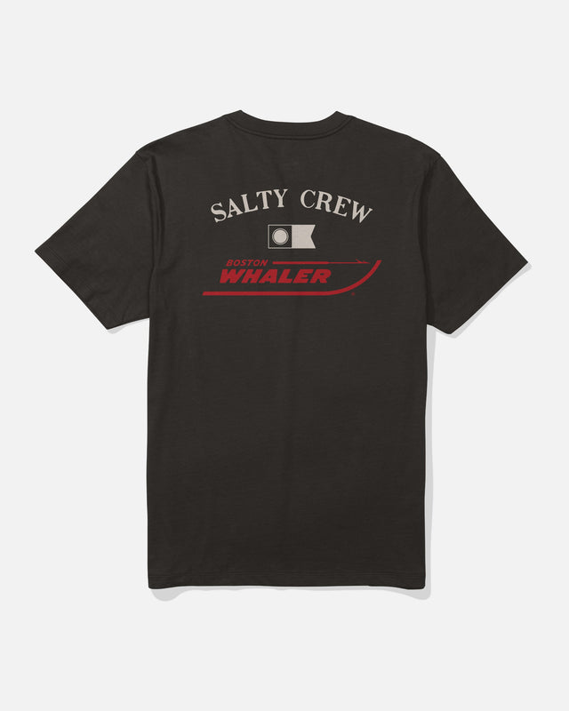 Back view of the Whaler Icon Tee - Black. 